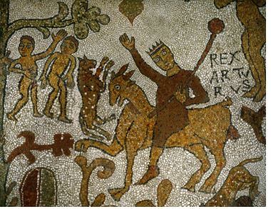 King Arthur in the tree of life mosaic, Otranto